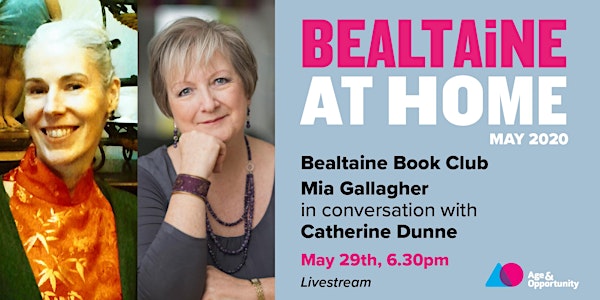 Bealtaine Book Club - Catherine Dunne in conversation with Mia Gallagher