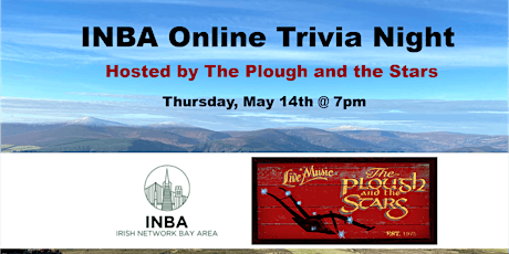 INBA Online Trivia Night hosted by The Plough & the Stars