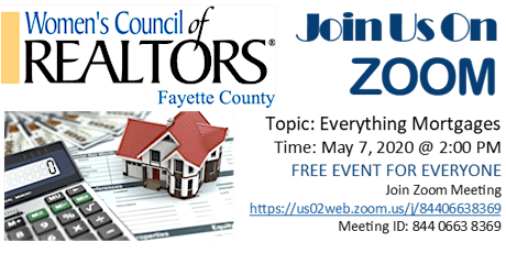 Everything Mortgages - Hosted by Womens Council of Realtors Fayette County primary image
