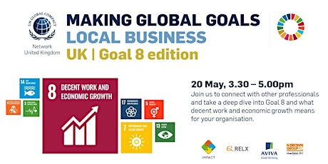 Making Global Goals Local Business: Goal 8 primary image