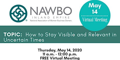NAWBO-IE May 2020 Virtual Meeting primary image
