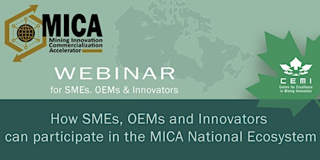 Webinar - How Canadian SMEs, OEMs and Innovators  can join MICA primary image